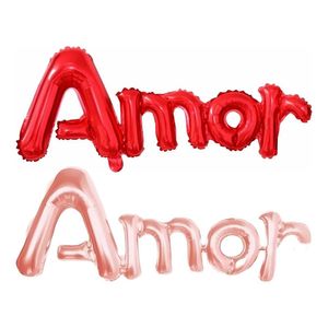 Balão Metalizado Amor - 16 Polegadas Cor Rose