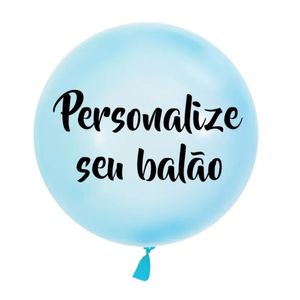 Balão Bubble Azul - 24 Polegadas