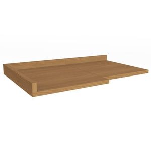 Tampo P/ Balcão Cozinha Canto Reto E611 98cm Canela - Kappesberg