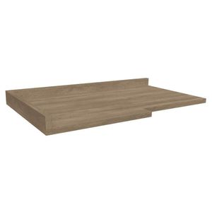 Tampo P/ Balcão Cozinha Canto Reto Ciela E611 98cm Nogueira - Kappesberg