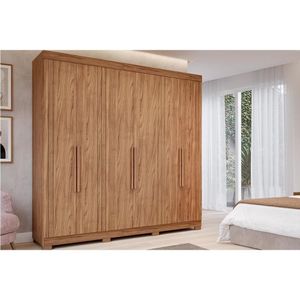Guarda Roupa Casal 6 Portas E 6 Gavetas Guarapari Cinamomo - Panan