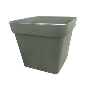 Vaso Quadrado Florata Verde 21,5 Litros - 33cm X 33cm