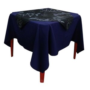 Toalha De Mesa Halloween Preta Tnt 70cm X 70cm - 5 Unidades