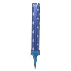 Vela De Aniversário Fonte Estrelar Azul