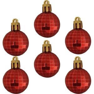 Bolinha De Natal Facetada Vermelha 2cm - 15 Unidades (duplicado)