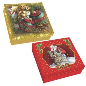 Caixa De Presente Natal - 35cm X 9cm