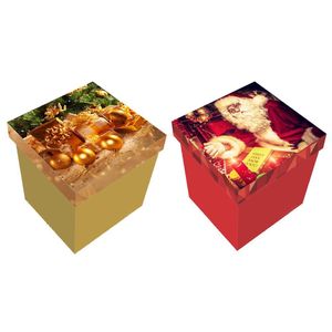 Caixa De Presente Natal - 23cm X 18cm