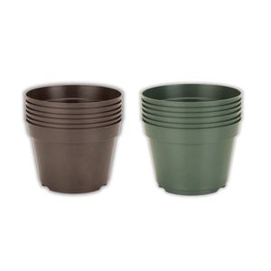 Kit Vaso Plantio P11 Com 6 Unidades Cor Verde