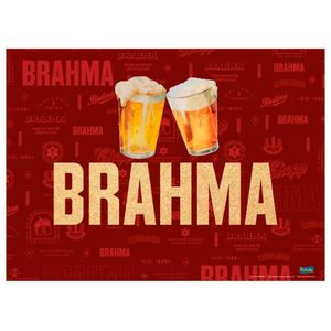 Tnt Estampado Brahma Vermelho - Painel