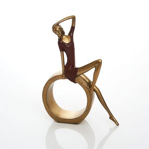 Escultura De Resina Feminina Decorativa - Bela Flor