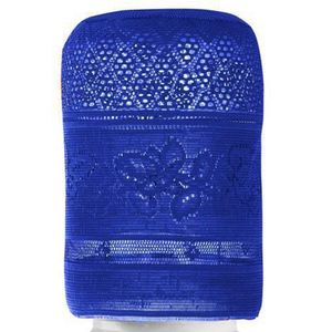 Capa De Galão De Agua Interlar Em Renda Retro 20 Litros Azul