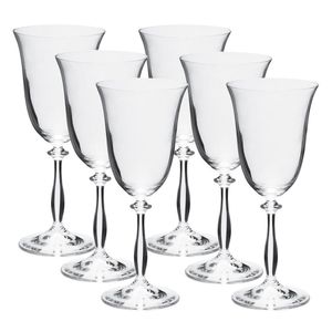 Conjunto Com 6 Taças Para Agua 350ml Angela 55707 Bohemia