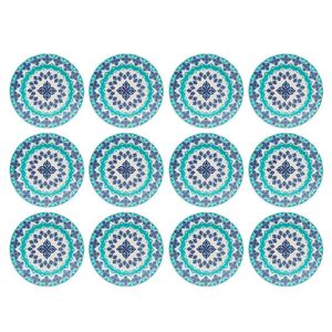 Prato Fundo Com Estampa Donna Lola 21,5 Cm 12 Unidades - Biona 074470
