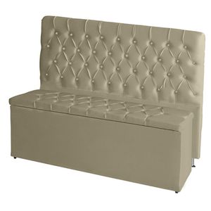Kit Estrela Cabeceira De Cama Box Casal 140 Cm + Calçadeira Baú Suede Bege Eli Móveis E Decoração