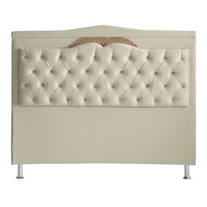 Cabeceira De Cama Box Madri Casal 140 Cm Suede Porcelana Eli Móveis E Decoração