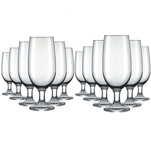 Taça Para Cerveja Floripa Vidro 300ml 12 Unidades - Nadir 7732