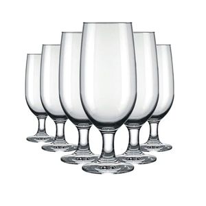 Taça Para Cerveja Floripa Vidro 300ml 6 Unidades - Nadir 7732