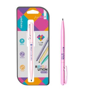 Lapis Grafite Revolution Retratil Metallic Rose Hb Newpen