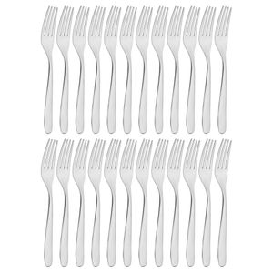 Kit 24 Garfos De Mesa Tramontina Havaí Em Aço Inox