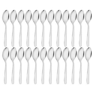 Kit 24 Colheres De Mesa Tramontina Havaí Em Aço Inox