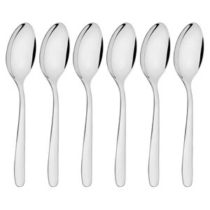Kit 6 Colheres De Mesa Tramontina Havaí Em Aço Inox