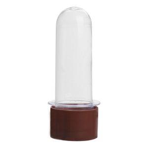 Mini Tubete Para Lembrancinha Marrom 8cm - 10 Unidades