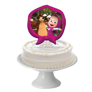Topo De Bolo Masha E O Urso