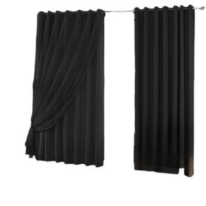 Cortina Blackout Com Voil 2,80x2,30 Para Trilho Suíço Palha