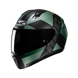 Capacete Hjc C10 Tez Verd Pret 58