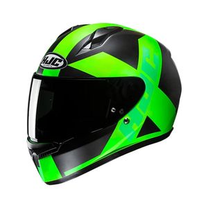 Capacete Hjc C10 Tez Pret Verd 61