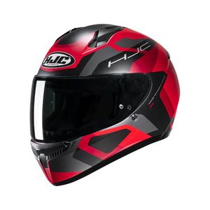Capacete Hjc C10 Tins Verm Cinz Pret 61