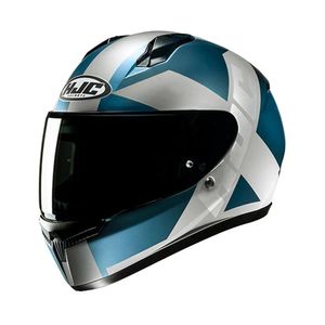 Capacete Hjc C10 Tez Azu Cinz 59