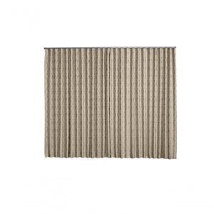 Cortina Jacquard 3,00x2,50 Para Trilho Suíço Vermelho