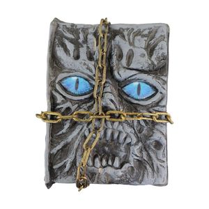 Decoração Halloween Livro Acorrentado Com Som