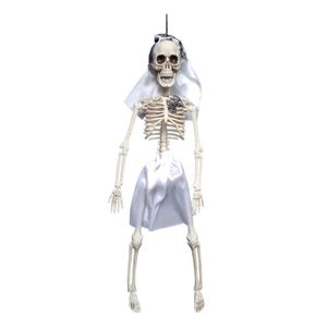 Decoração De Halloween Esqueleto Gravatinha Para Pendurar
