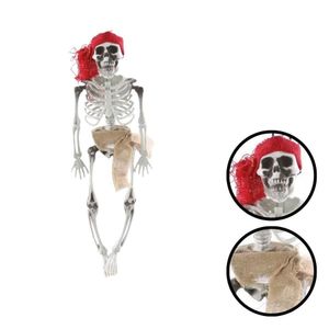 Esqueleto Pirata De 40cm Pendurar Decoração Halloween