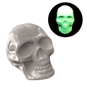 Mini Caveiras De Halloween Neon - 6 Unidades