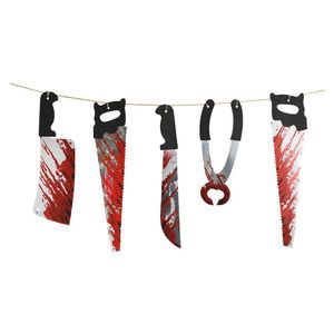 Faixa Decorativa Halloween Ensanguentada - 1,8m X 35cm
