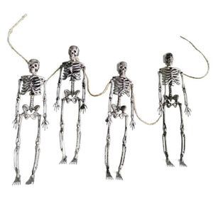 Varal Decorativo De Esqueletos Halloween - 100cm