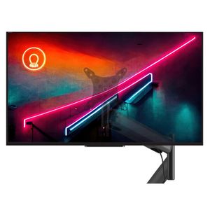 Suporte De Mesa Para Monitor Até 24 Articulado Com Regulagem Contínua De Altura Octoo Clipway-m1 Prateado