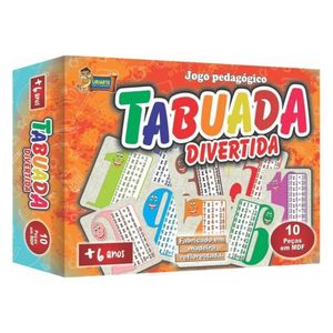Jogo Pedagógico Tabuada Divertida - 10 Peças