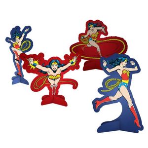 Decoração De Mesa Mulher Maravilha - 8 Unidades