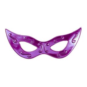 Máscara Decorativa Grande Festa Carnaval - 1 Unidade Cor Roxo