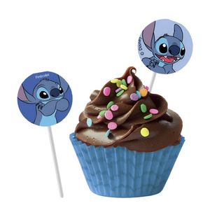 Picks Decorativos Stitch - 8 Unidades