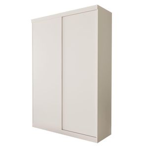 Guarda Roupa 2 Portas De Correr 2 Gavetas Kiara Minastex Branco
