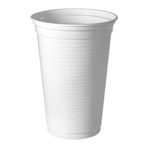 Copo Descartável Branco De Festa - 300ml - 100 Un