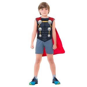 Fantasia Thor Infantil Pop Com Capa Tamanho G