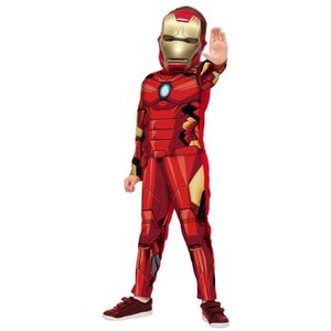 Fantasia Homem De Ferro Infantil Luxo Com Máscara Tamanho P