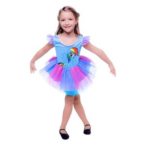 Fantasia Rainbow Dash Infantil Pop My Little Pony Tamanho P