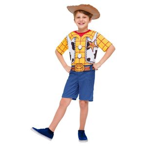 Fantasia Woody Infantil Curta Clássica Com Chapéu Tamanho G